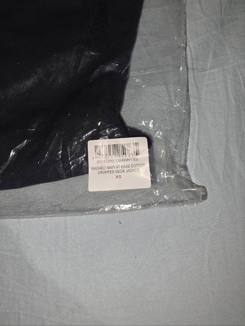 Buck Mason SEALED! NWT! At Ease Cotton Cropped Deck Jacket in Washed Navy. XS. - Picture 7 of 10